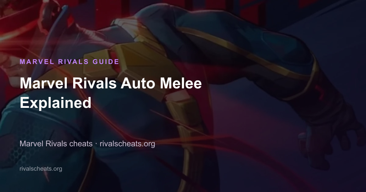 rivals auto melee Artwork for rivals auto melee