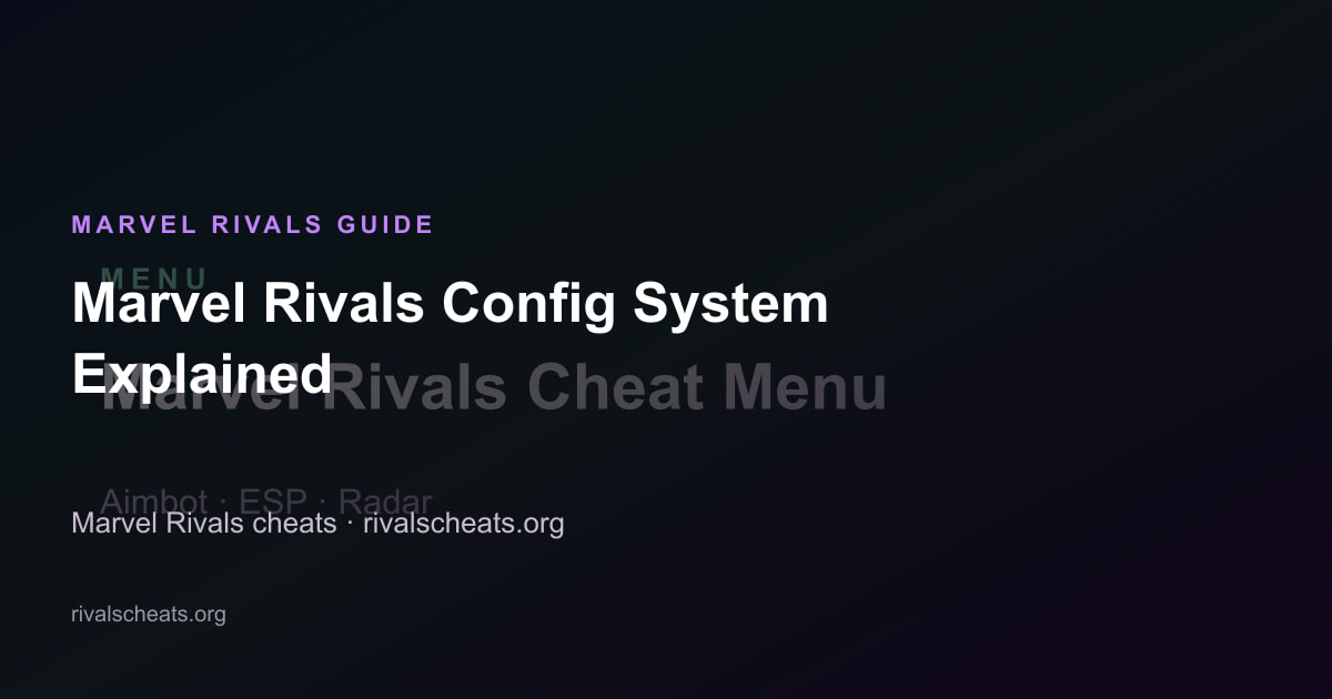 rivals cheat config Artwork for rivals cheat config