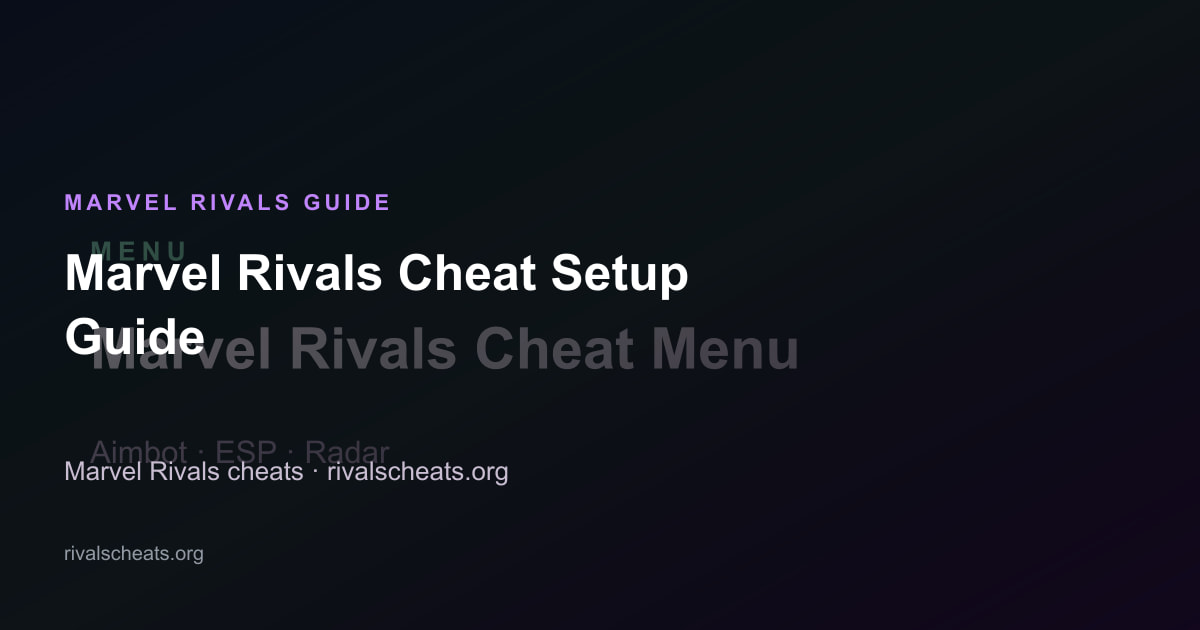 rivals cheat setup Artwork for rivals cheat setup