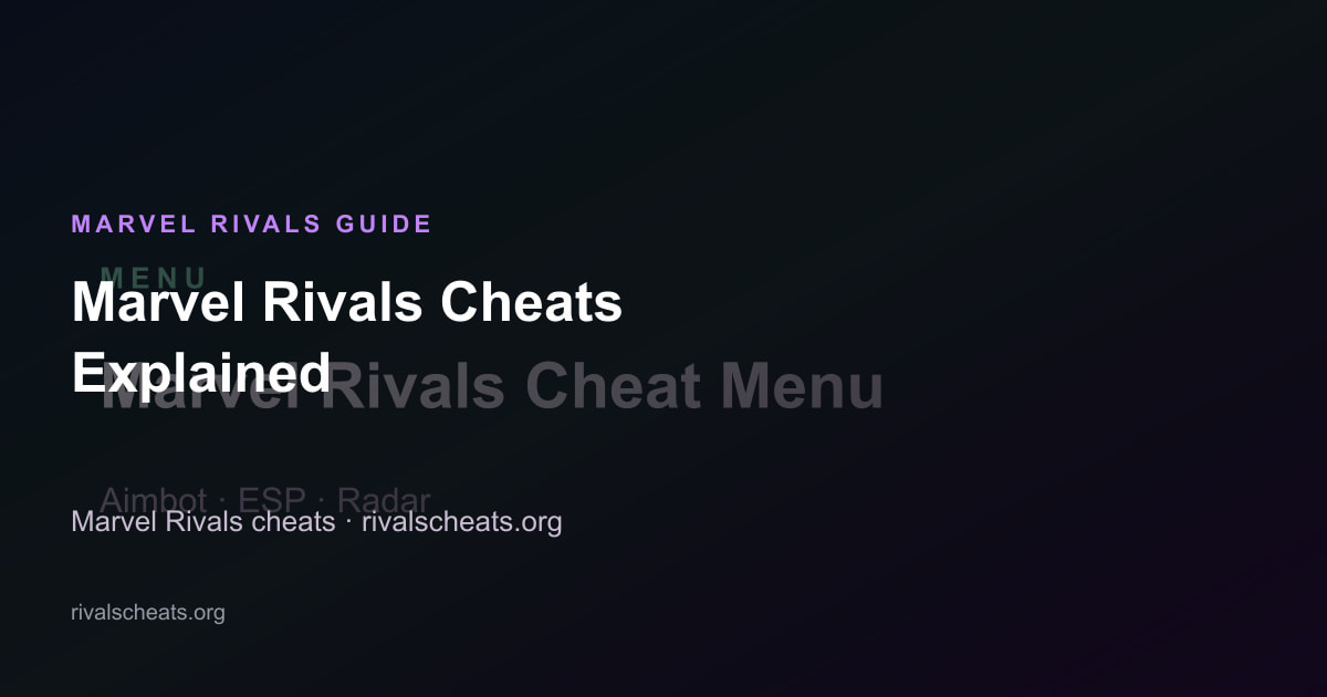 rivals cheats guide Artwork for rivals cheats guide